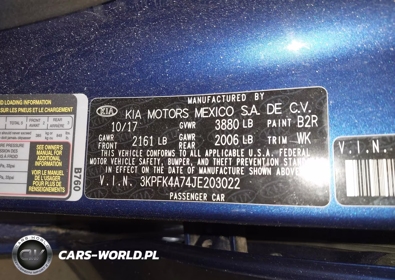2018 Kia Forte Lx VIN:3KPFK4A74JE203022 - 9