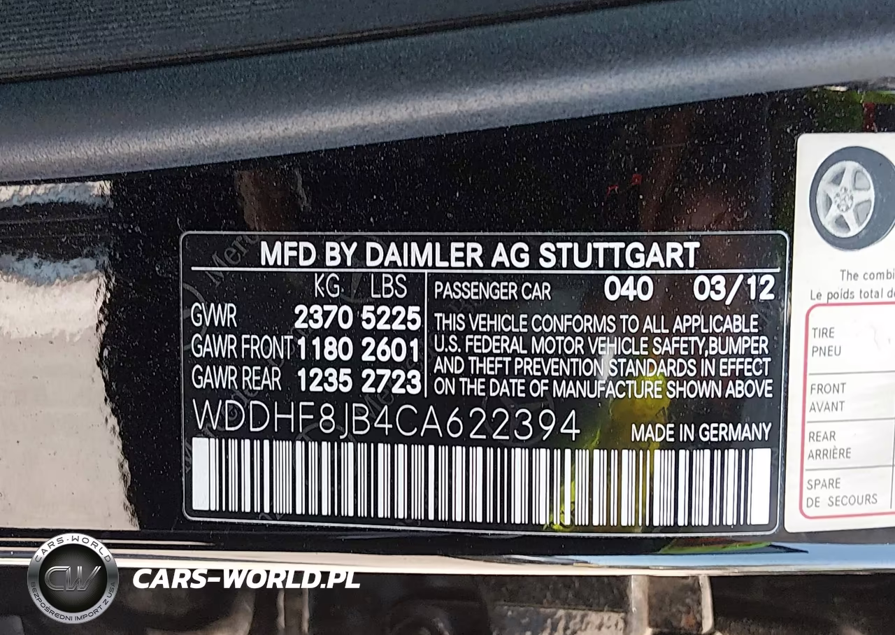 2012 Mercedes-Benz E 350 4Matic VIN:WDDHF8JB4CA622394 - 9