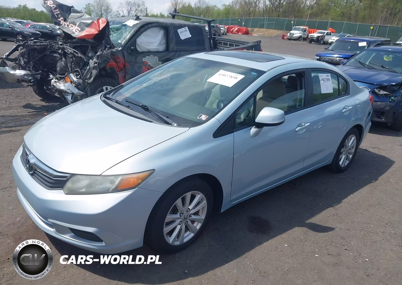 2012 Honda Civic Ex VIN:19XFB2F84CE373518 - 2