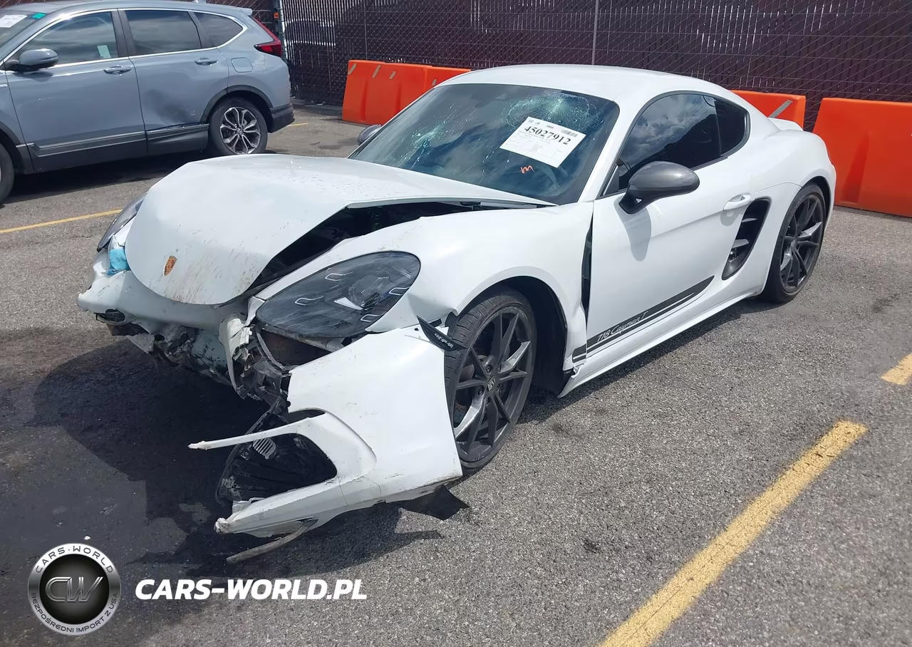 2022 Porsche 718 Cayman T VIN:WP0AA2A80NS255292 - 2