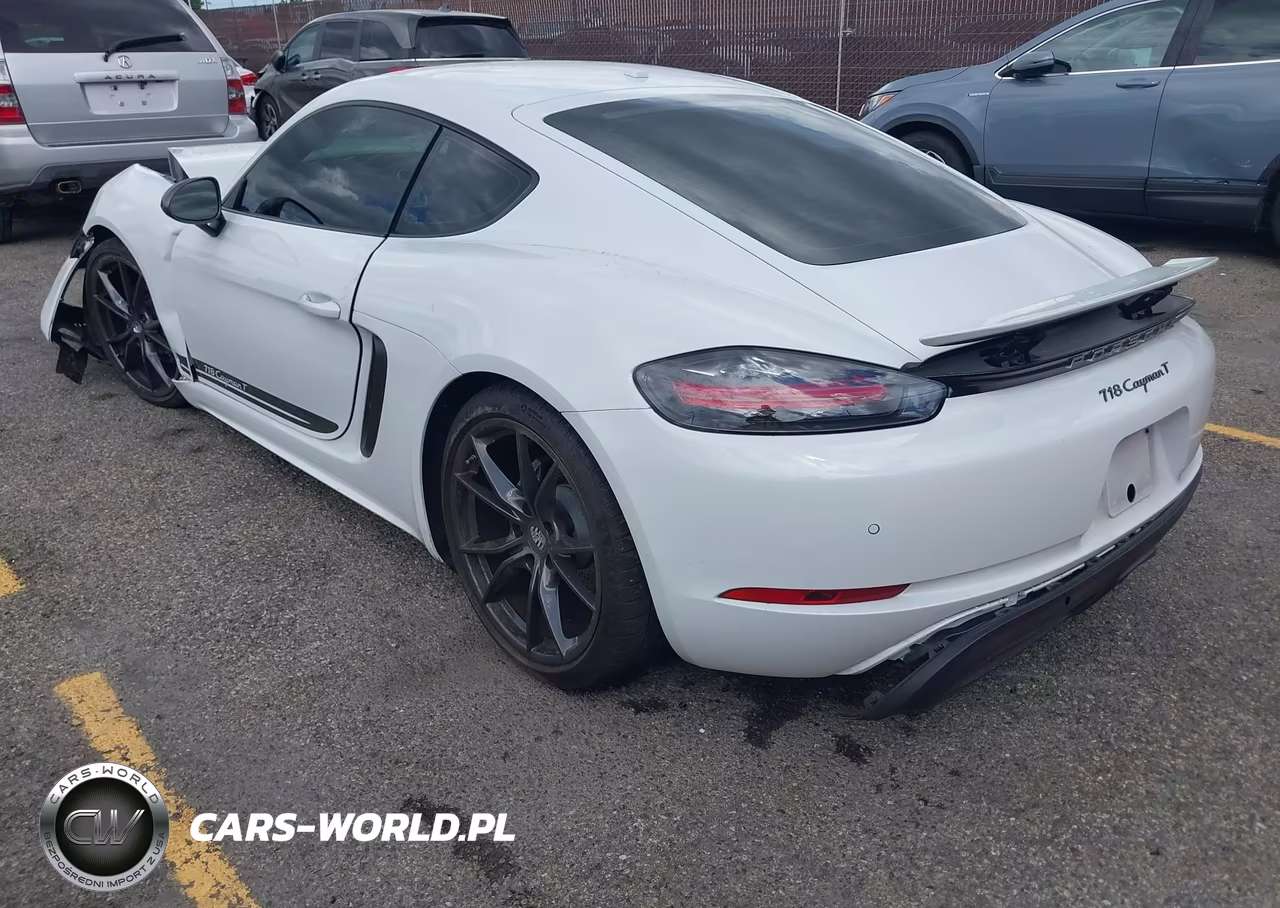 2022 Porsche 718 Cayman T VIN:WP0AA2A80NS255292 - 3