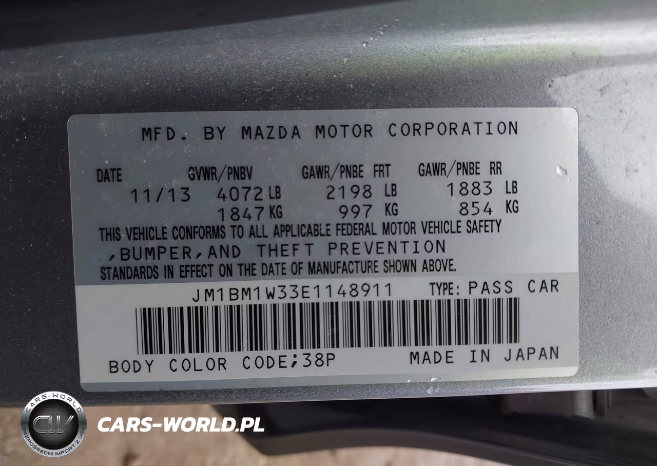 2014 Mazda Mazda3 S Grand Touring VIN:JM1BM1W33E1148911 - 9