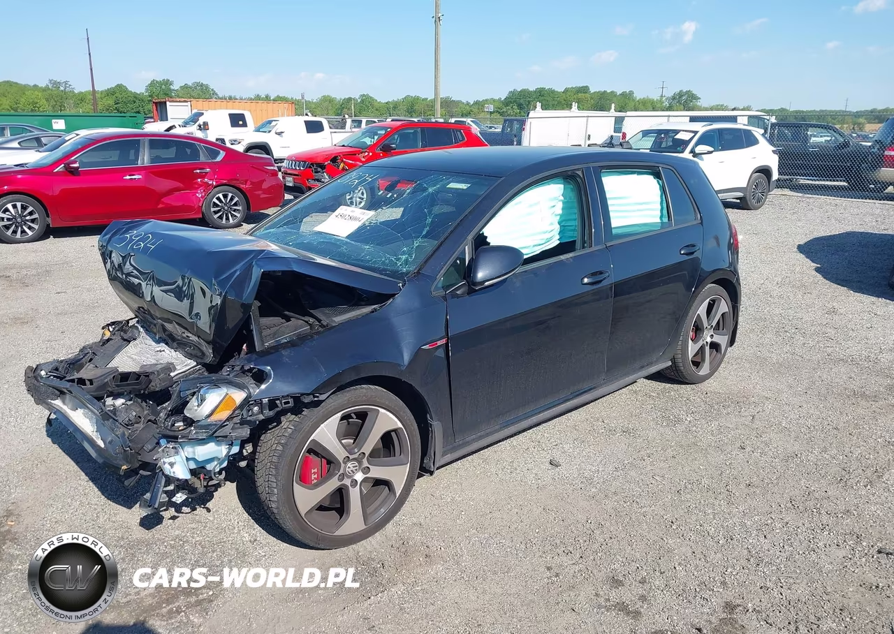 2016 Volkswagen Golf Gti Se W-Performance Pkg VIN:3VW547AU7GM003924 - 2