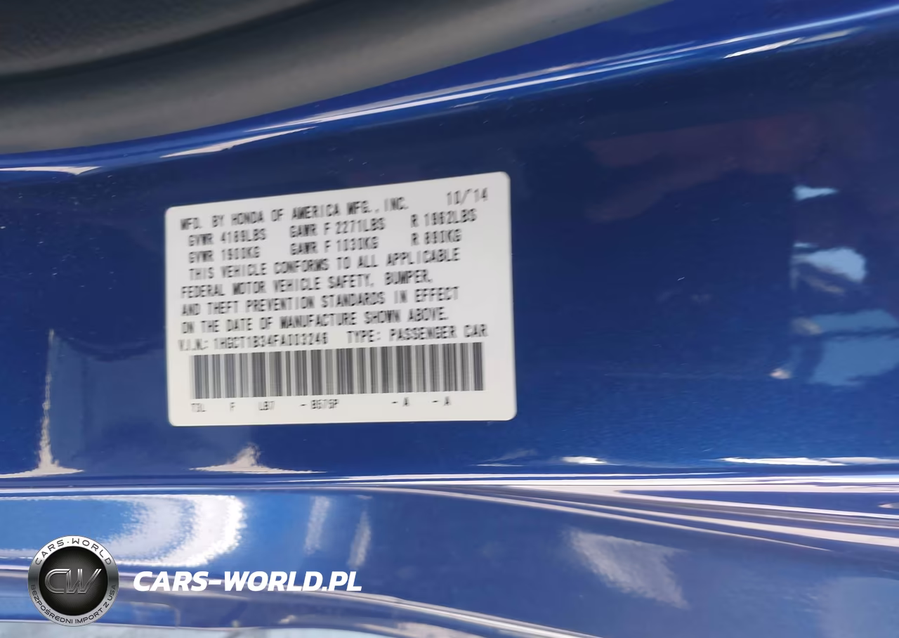2015 Honda Accord Lx-S VIN:1HGCT1B34FA003246 - 9