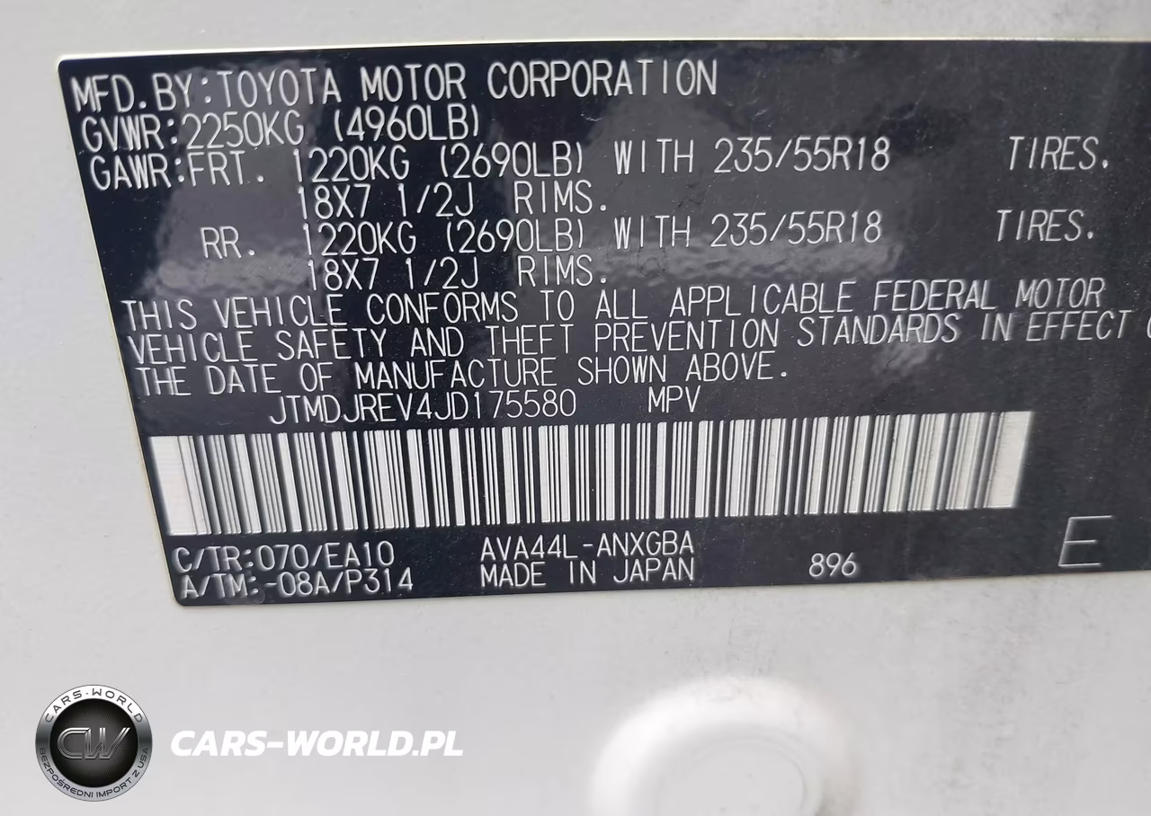 2018 Toyota Rav4 Hybrid Limited VIN:JTMDJREV4JD175580 - 9