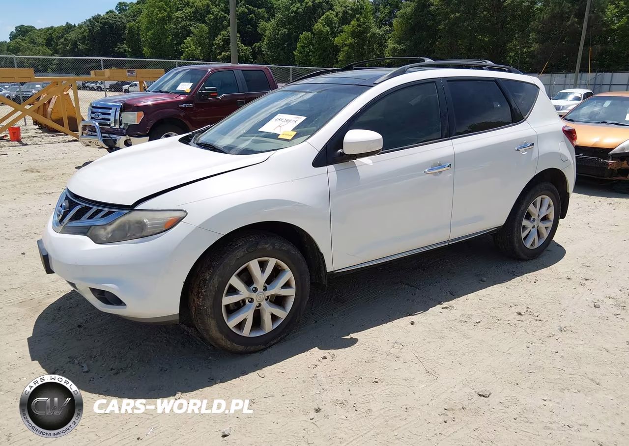 2012 Nissan Murano Sv VIN:JN8AZ1MU7CW121885 - 2
