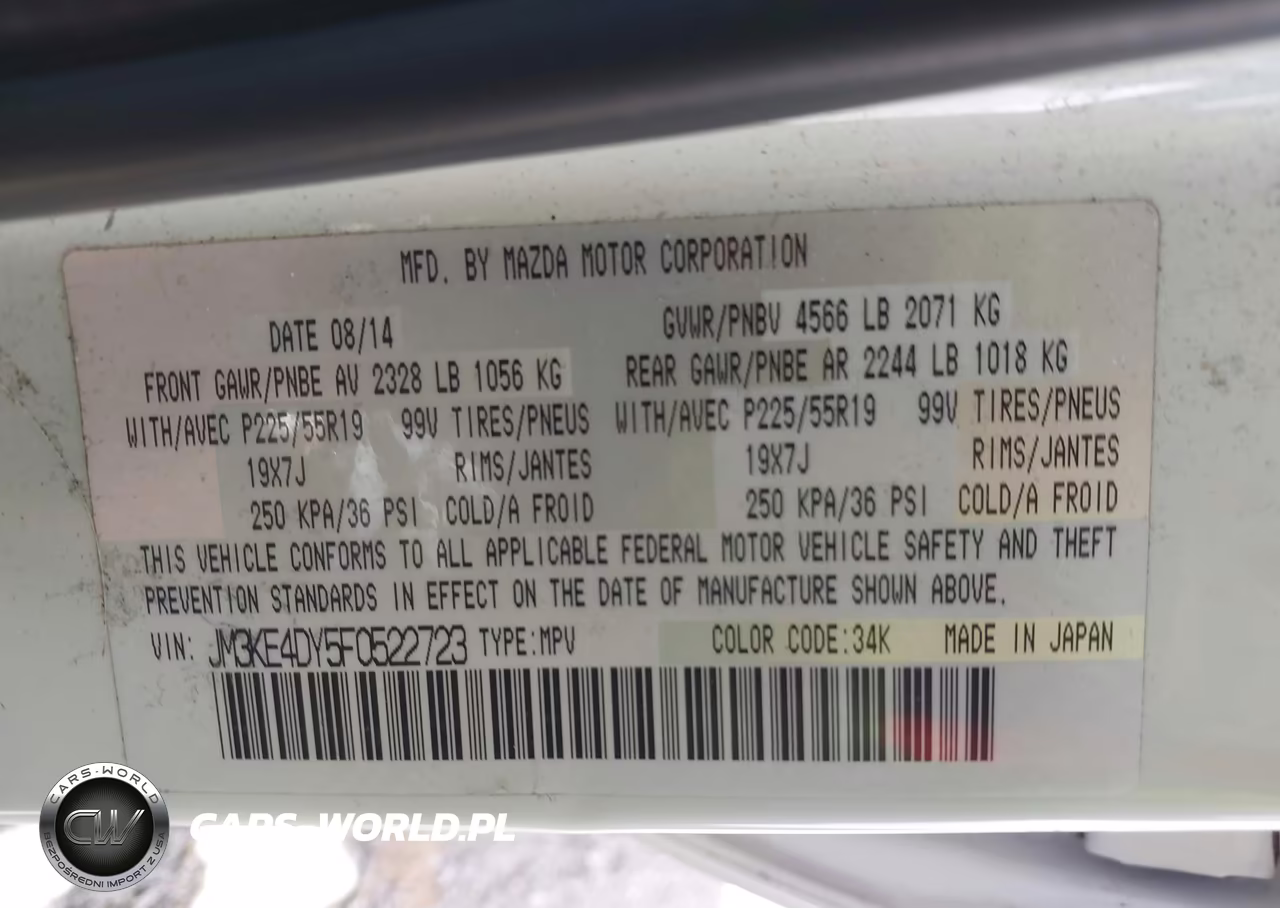 2015 Mazda Cx-5 Grand Touring VIN:JM3KE4DY5F0522723 - 9