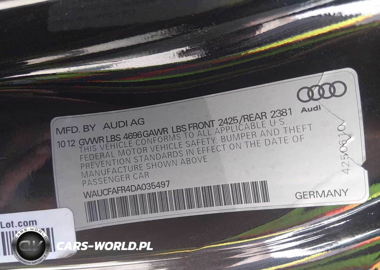 2013 Audi A5 2.0T Premium VIN:WAUCFAFR4DA035497 - 9