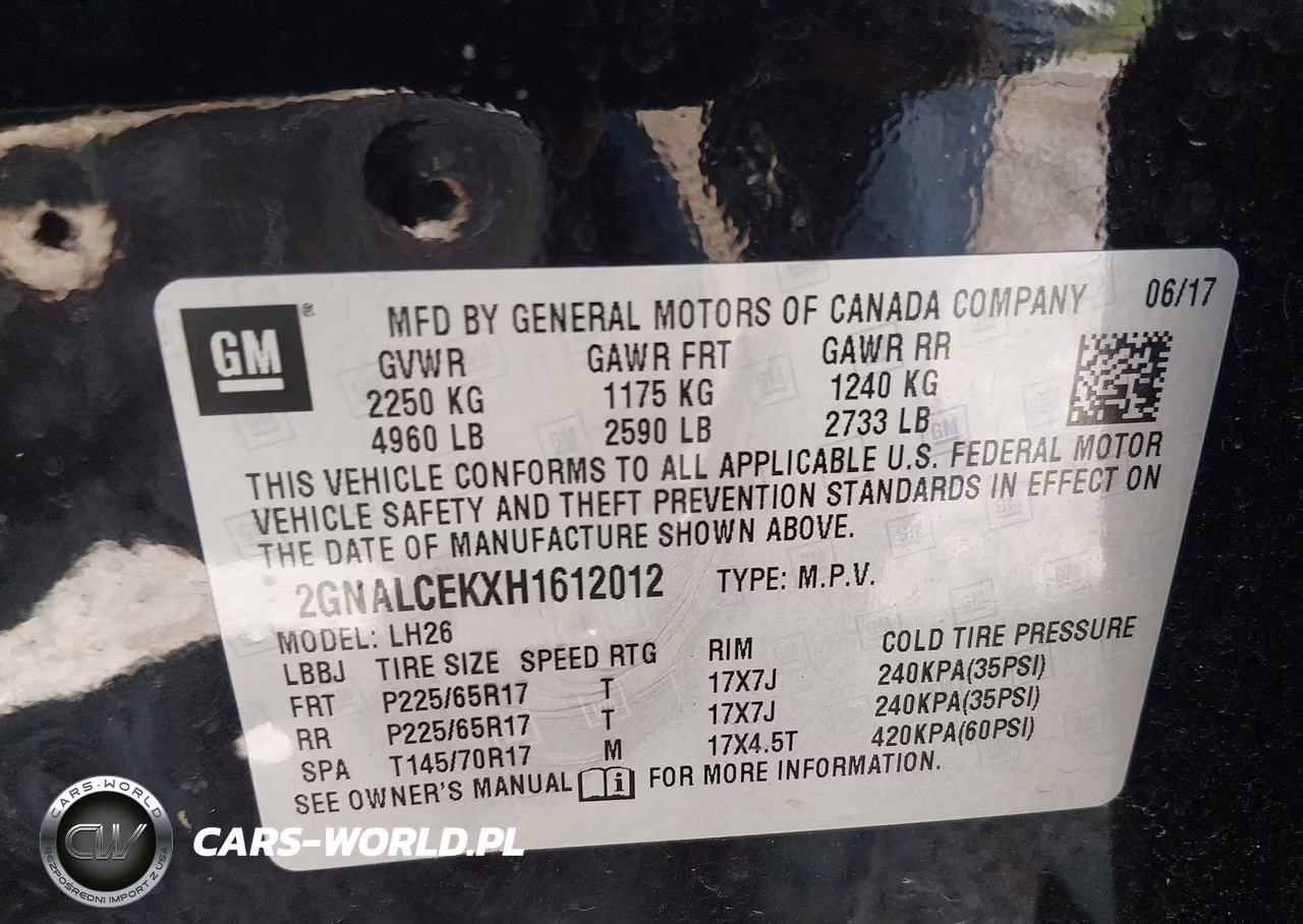 2017 Chevrolet Equinox Lt VIN:2GNALCEKXH1612012 - 9