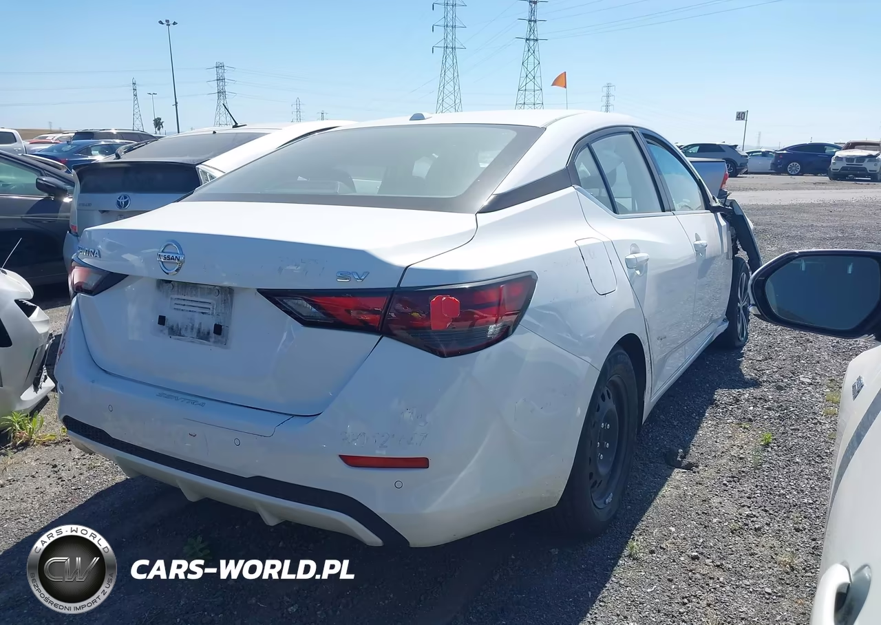 2022 Nissan Sentra Sv Xtronic Cvt VIN:3N1AB8CV7NY314541 - 4