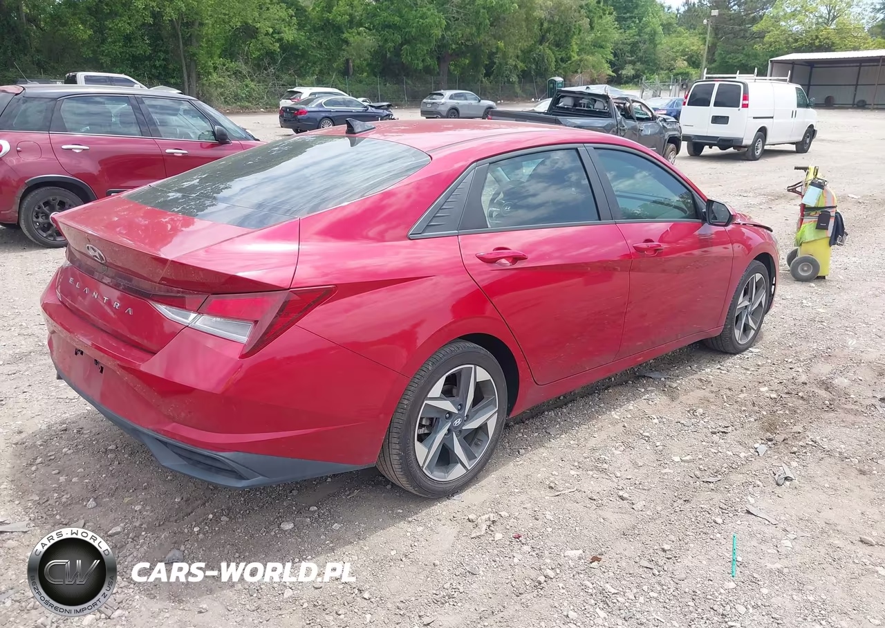 2023 Hyundai Elantra Sel VIN:KMHLS4AG3PU485498 - 4