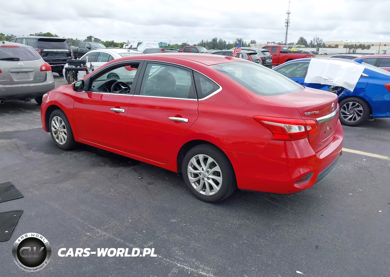 2018 Nissan Sentra Sv VIN:3N1AB7AP6JL660327 - 3
