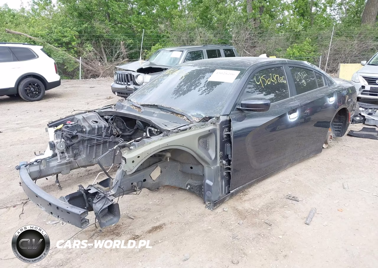 2019 Dodge Charger Sxt Rwd VIN:2C3CDXBG2KH605922 - 2