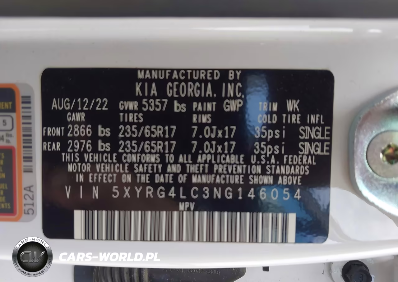 2022 Kia Sorento Lx VIN:5XYRG4LC3NG146054 - 9