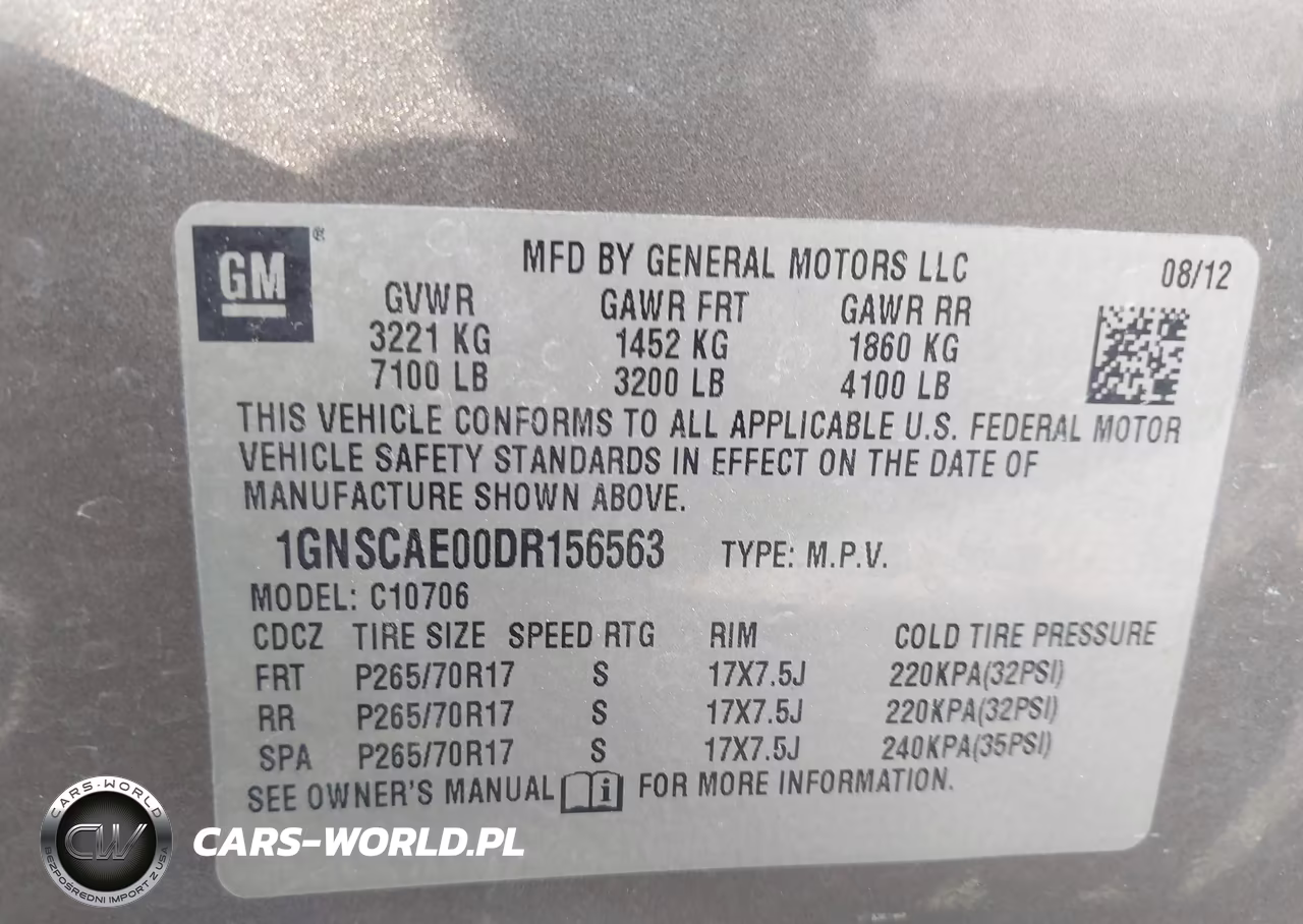 2013 Chevrolet Tahoe Ls VIN:1GNSCAE00DR156563 - 9