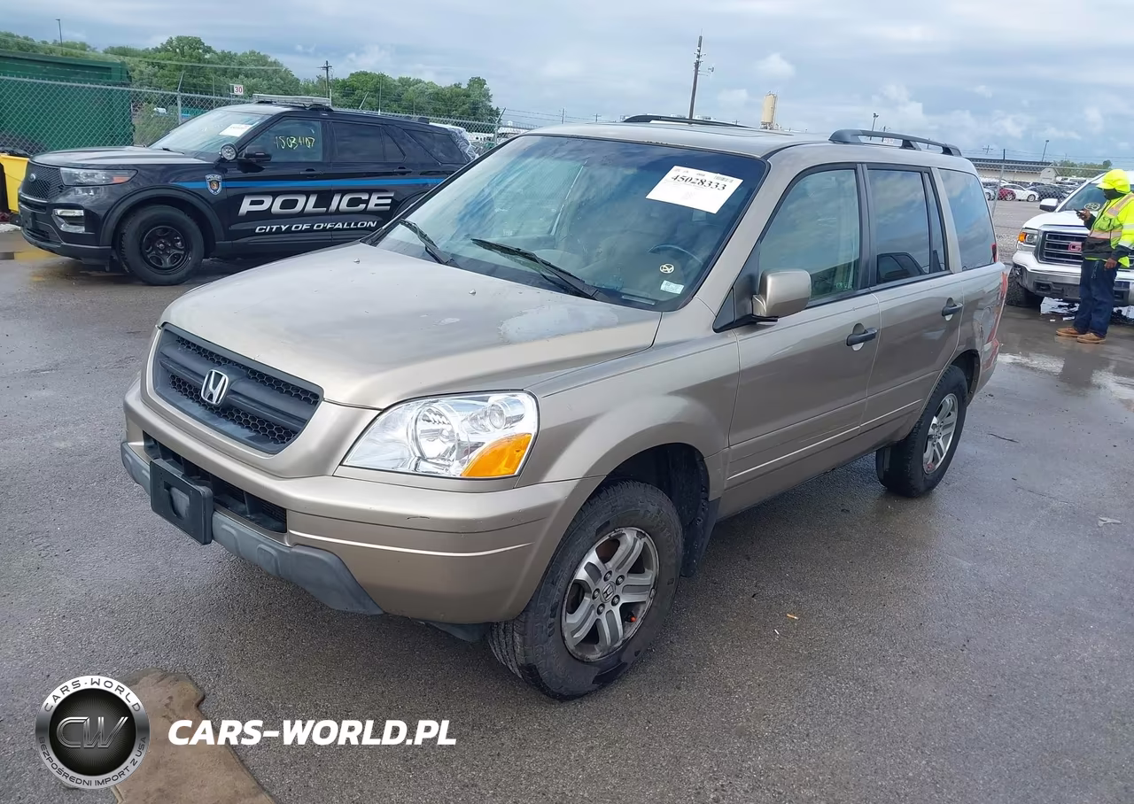 2005 Honda Pilot Ex-L VIN:5FNYF18545B067166 - 2