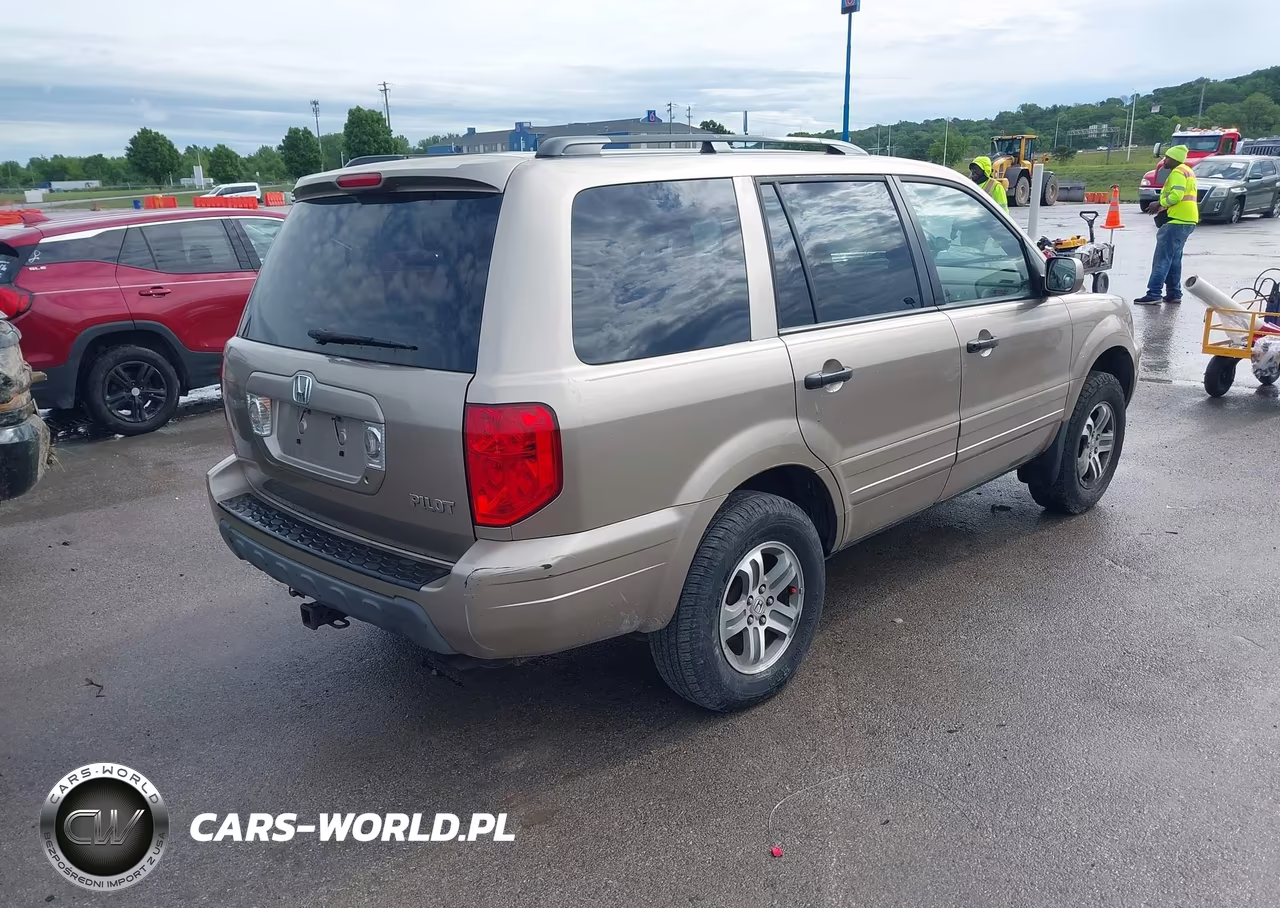 2005 Honda Pilot Ex-L VIN:5FNYF18545B067166 - 4