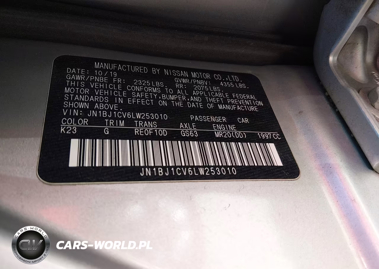 2020 Nissan Rogue Sport S Fwd Xtronic Cvt VIN:JN1BJ1CV6LW253010 - 9