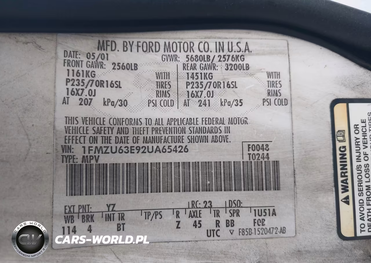 2002 Ford Explorer Xlt VIN:1FMZU63E92UA65426 - 9