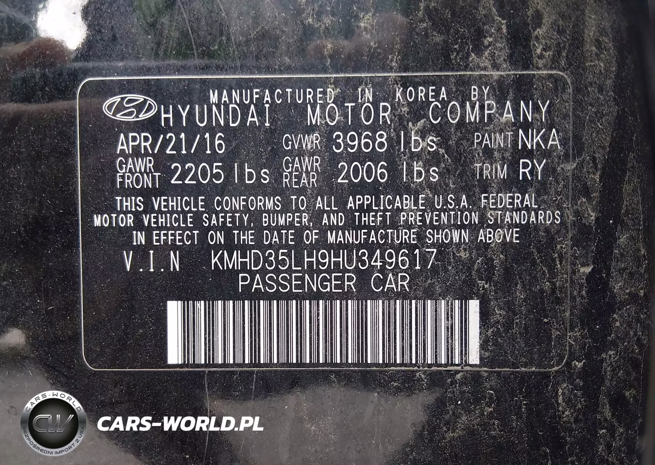 2017 Hyundai Elantra Gt VIN:KMHD35LH9HU349617 - 9