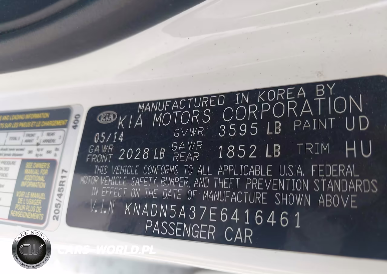 2014 Kia Rio Sx VIN:KNADN5A37E6416461 - 9