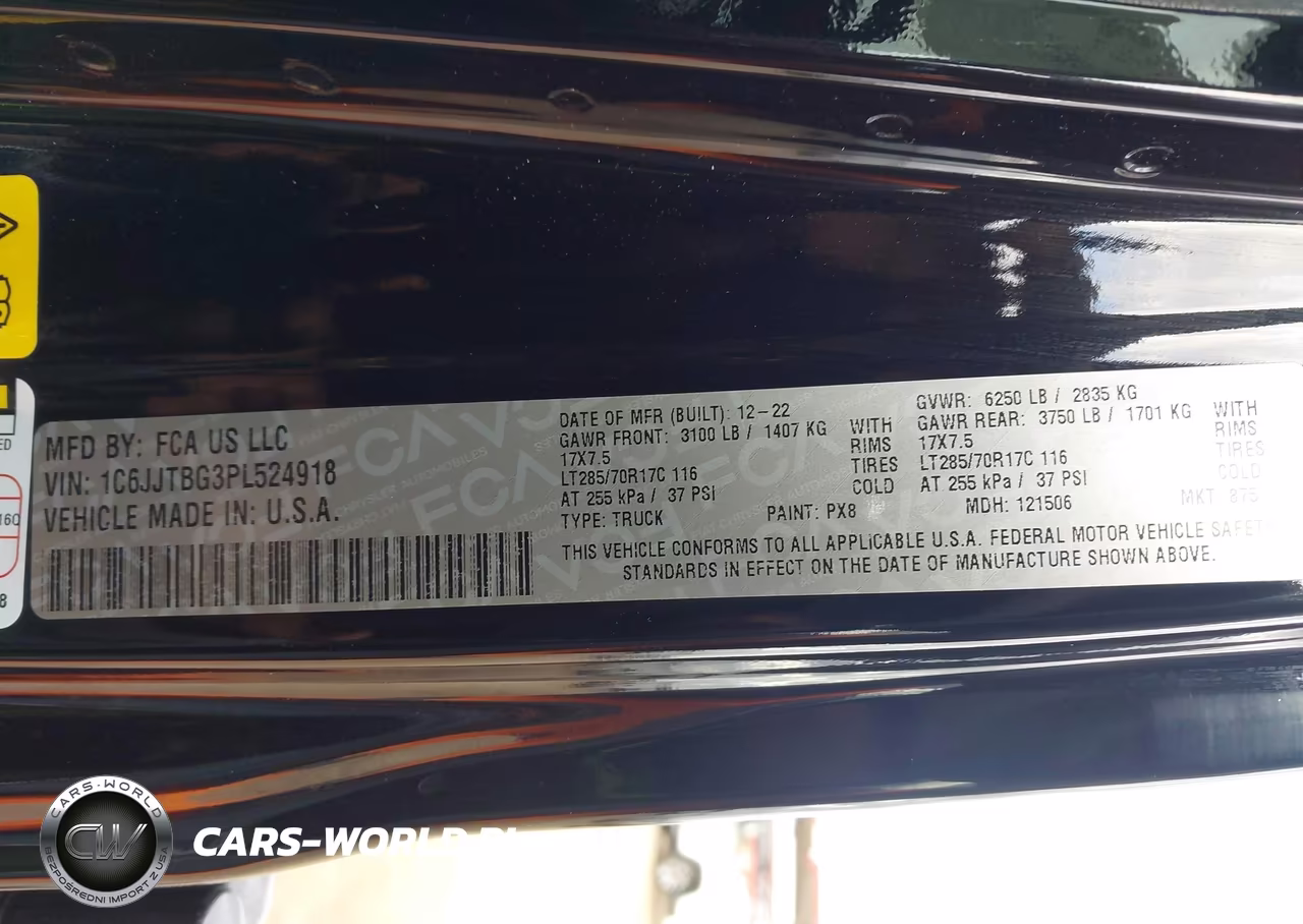 2023 Jeep Gladiator Rubicon 4X4 VIN:1C6JJTBG3PL524918 - 9