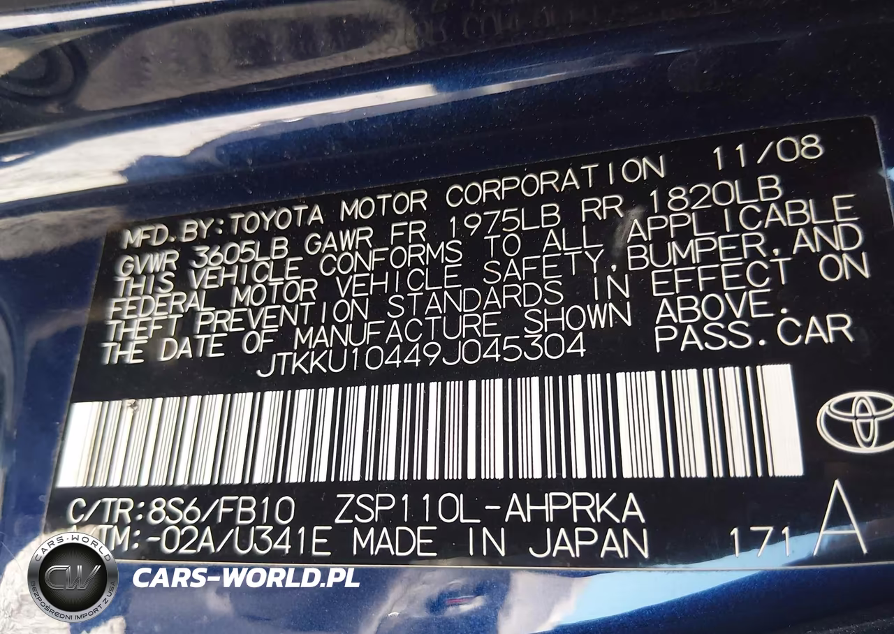 2009 Scion Xd VIN:JTKKU10449J045304 - 9