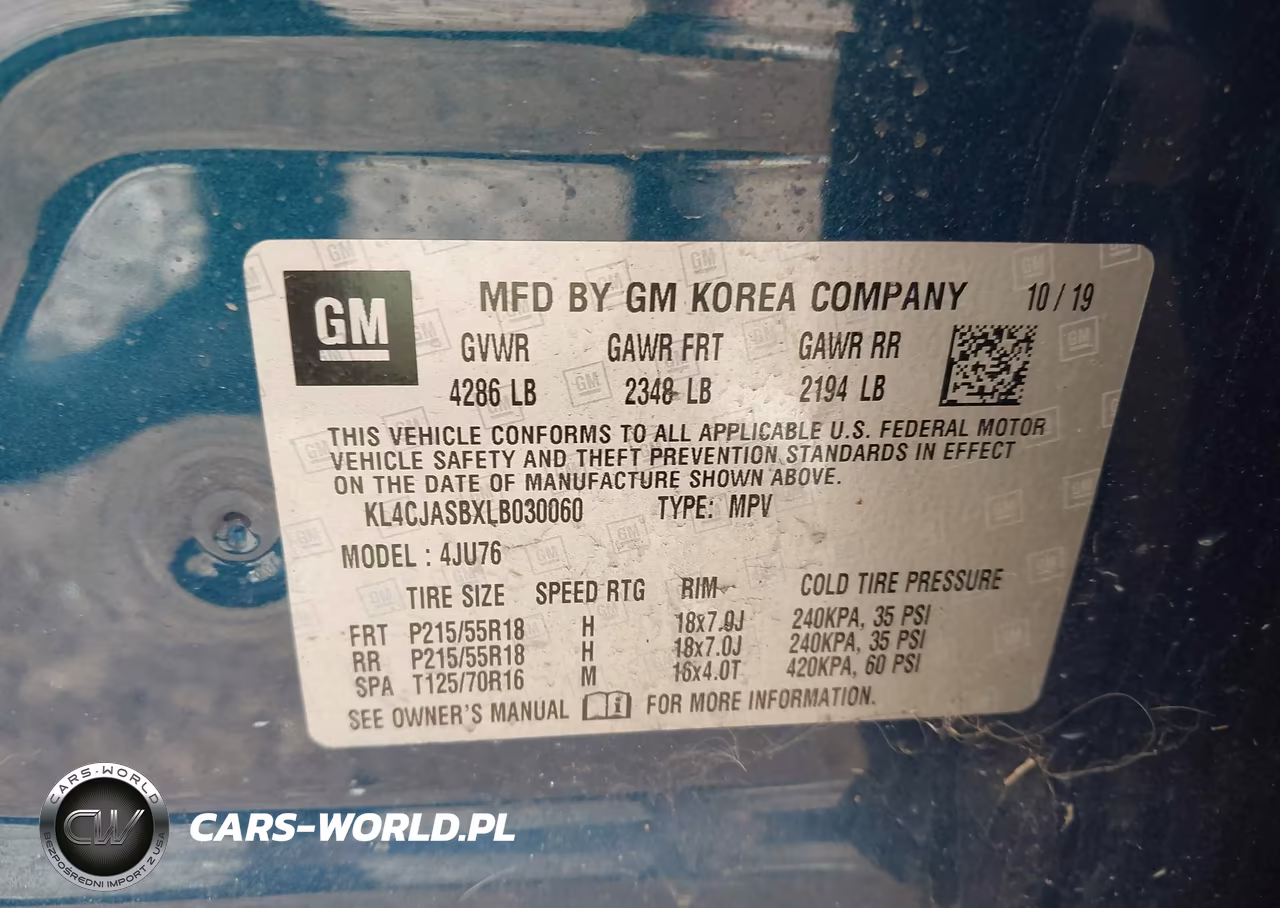 2020 Buick Encore Fwd Preferred VIN:KL4CJASBXLB030060 - 9