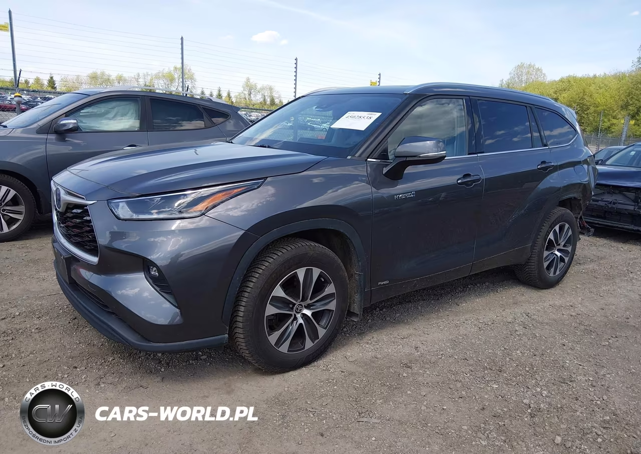 2021 Toyota Highlander Hybrid Xle VIN:5TDGBRCH0MS528476 - 2