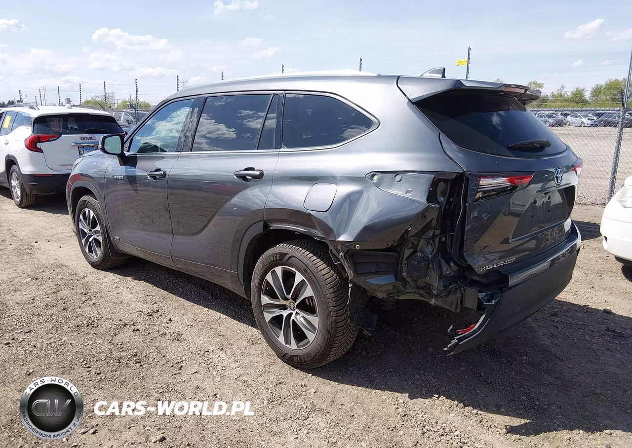 2021 Toyota Highlander Hybrid Xle VIN:5TDGBRCH0MS528476 - 3
