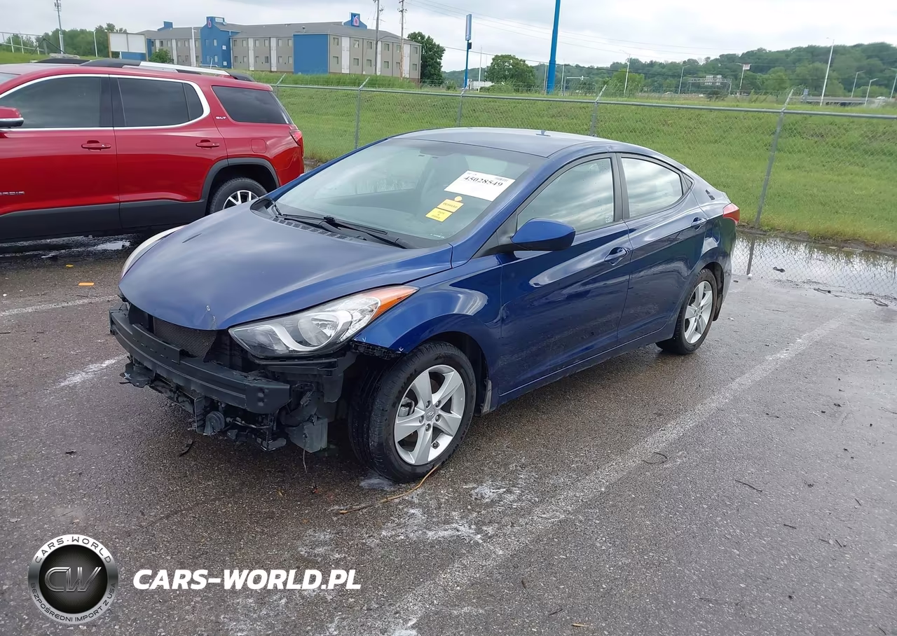 2013 Hyundai Elantra Gls VIN:KMHDH4AE7DU778947 - 2