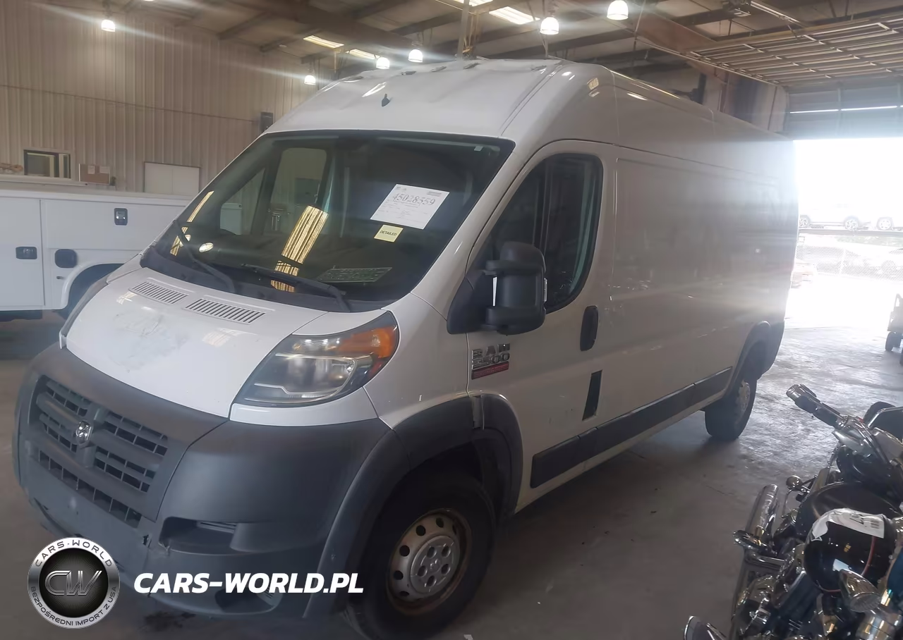 2015 Ram Promaster 2500 High Roof VIN:3C6TRVDG7FE503202 - 2