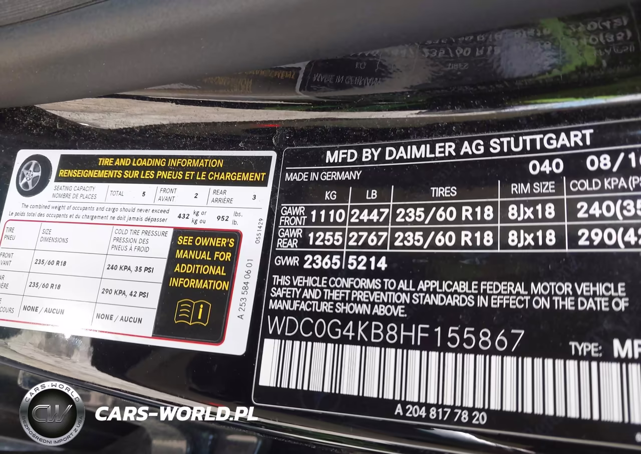 2017 Mercedes-Benz Glc 300 4Matic VIN:WDC0G4KB8HF155867 - 9