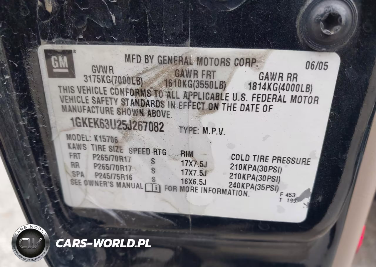 2005 GMC Yukon Denali VIN:1GKEK63U25J267082 - 9