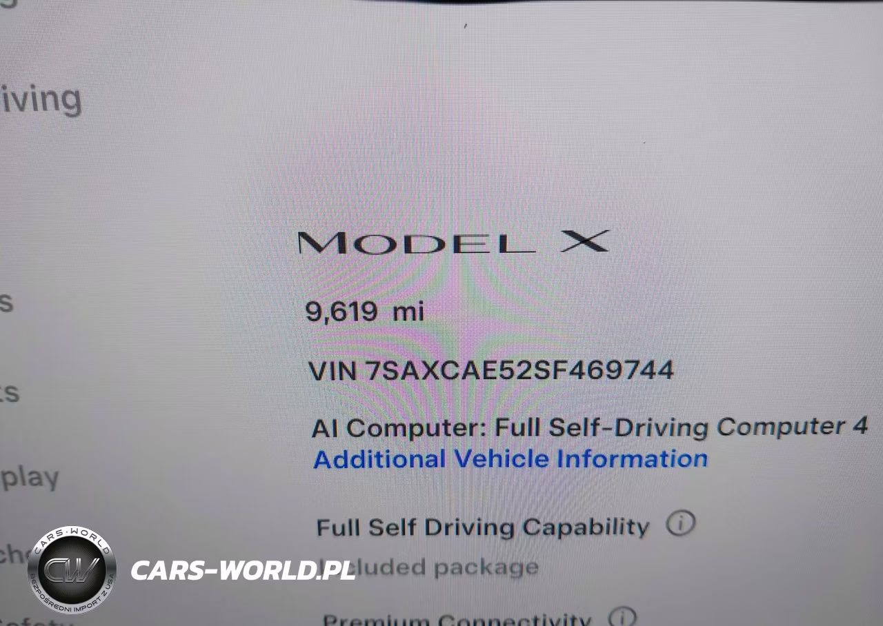 2025 Tesla Model X Long Range VIN:7SAXCAE52SF469744 - 7