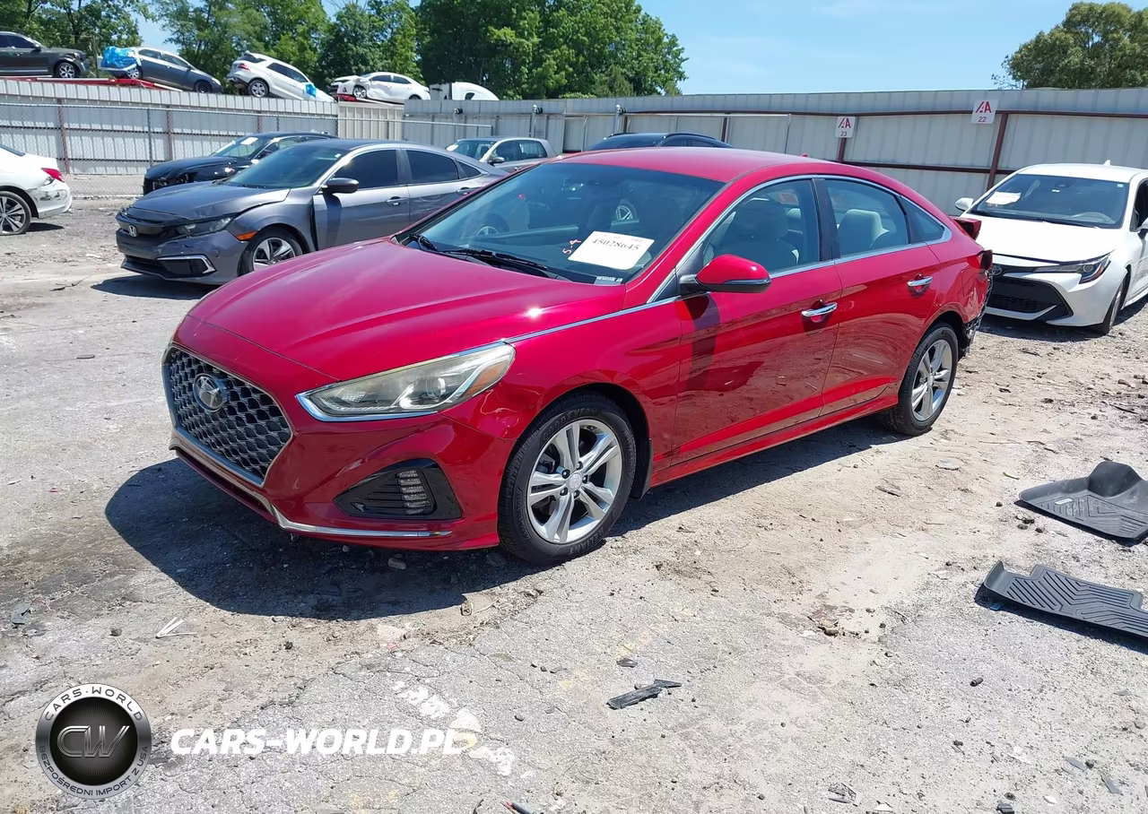 2018 Hyundai Sonata Sel+ VIN:5NPE34AF0JH724413 - 2