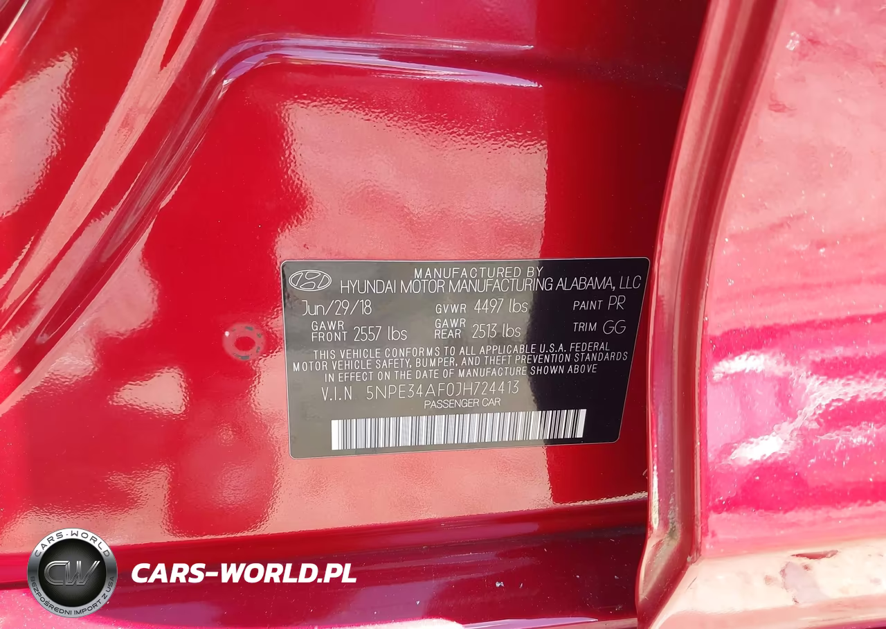 2018 Hyundai Sonata Sel+ VIN:5NPE34AF0JH724413 - 9