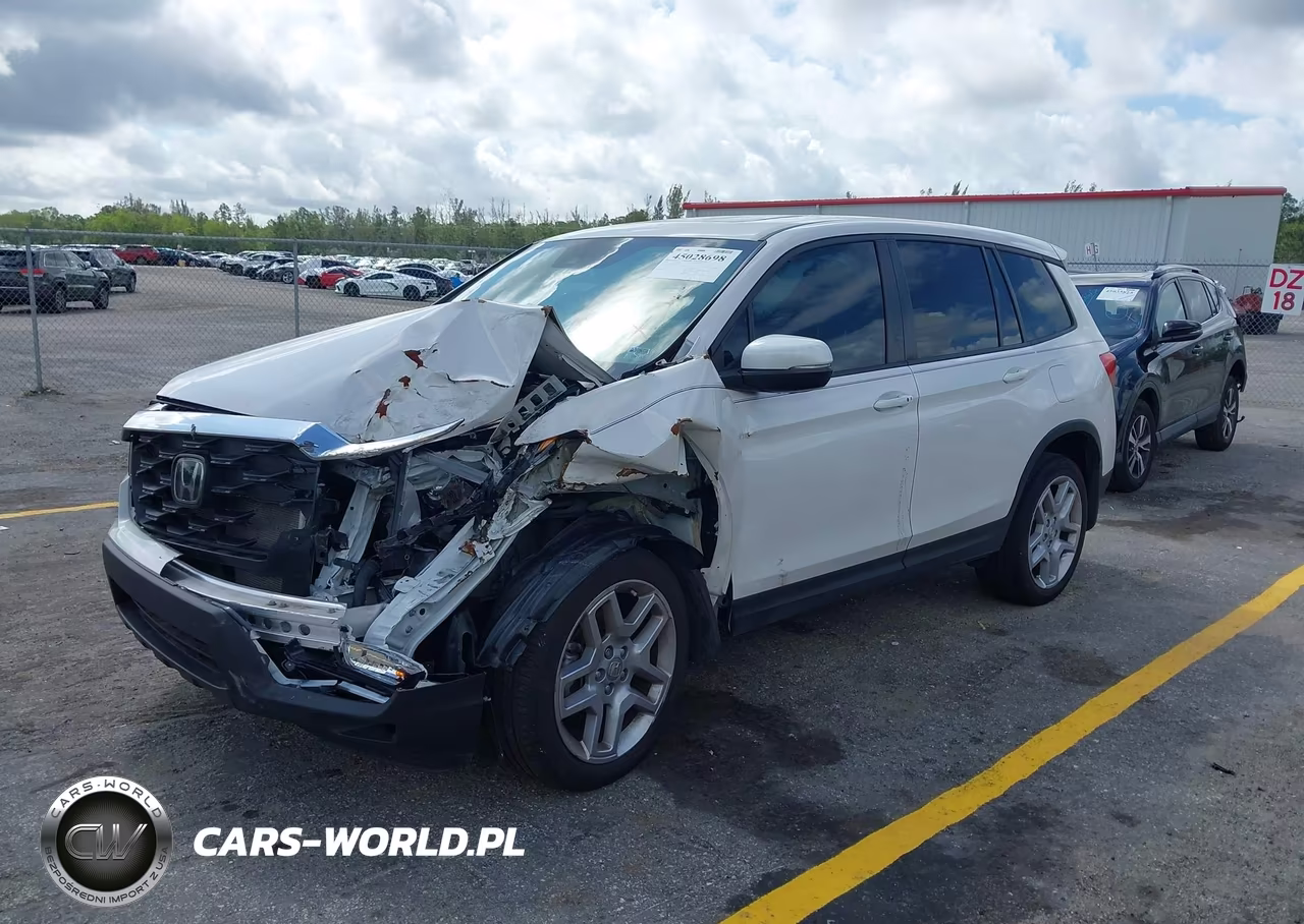 2025 Honda Passport Awd Ex-L VIN:5FNYF8H5XSB006974 - 2