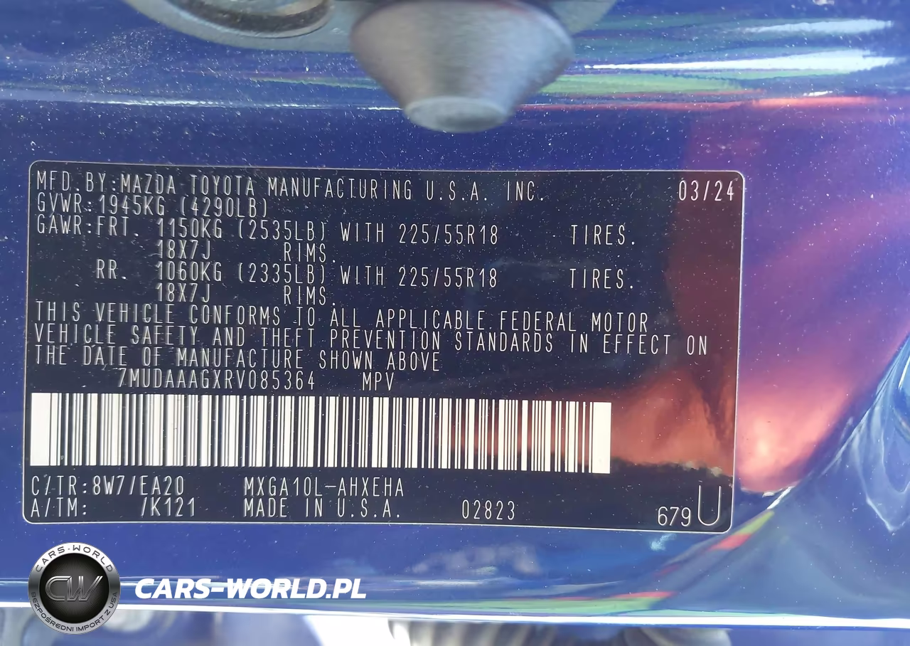 2024 Toyota Corolla Cross Xle VIN:7MUDAAAGXRV085364 - 9