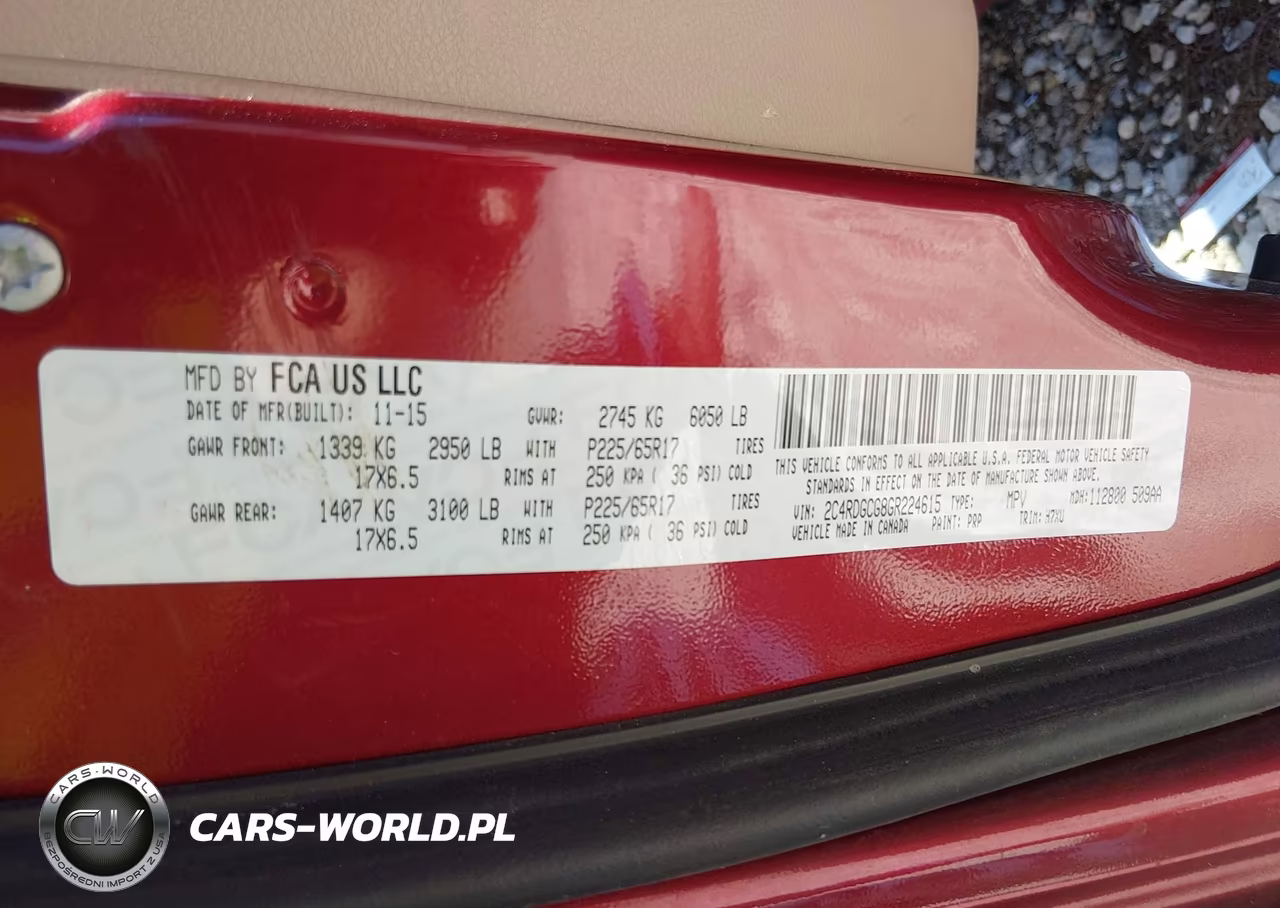 2016 Dodge Grand Caravan Sxt VIN:2C4RDGCG8GR224615 - 9