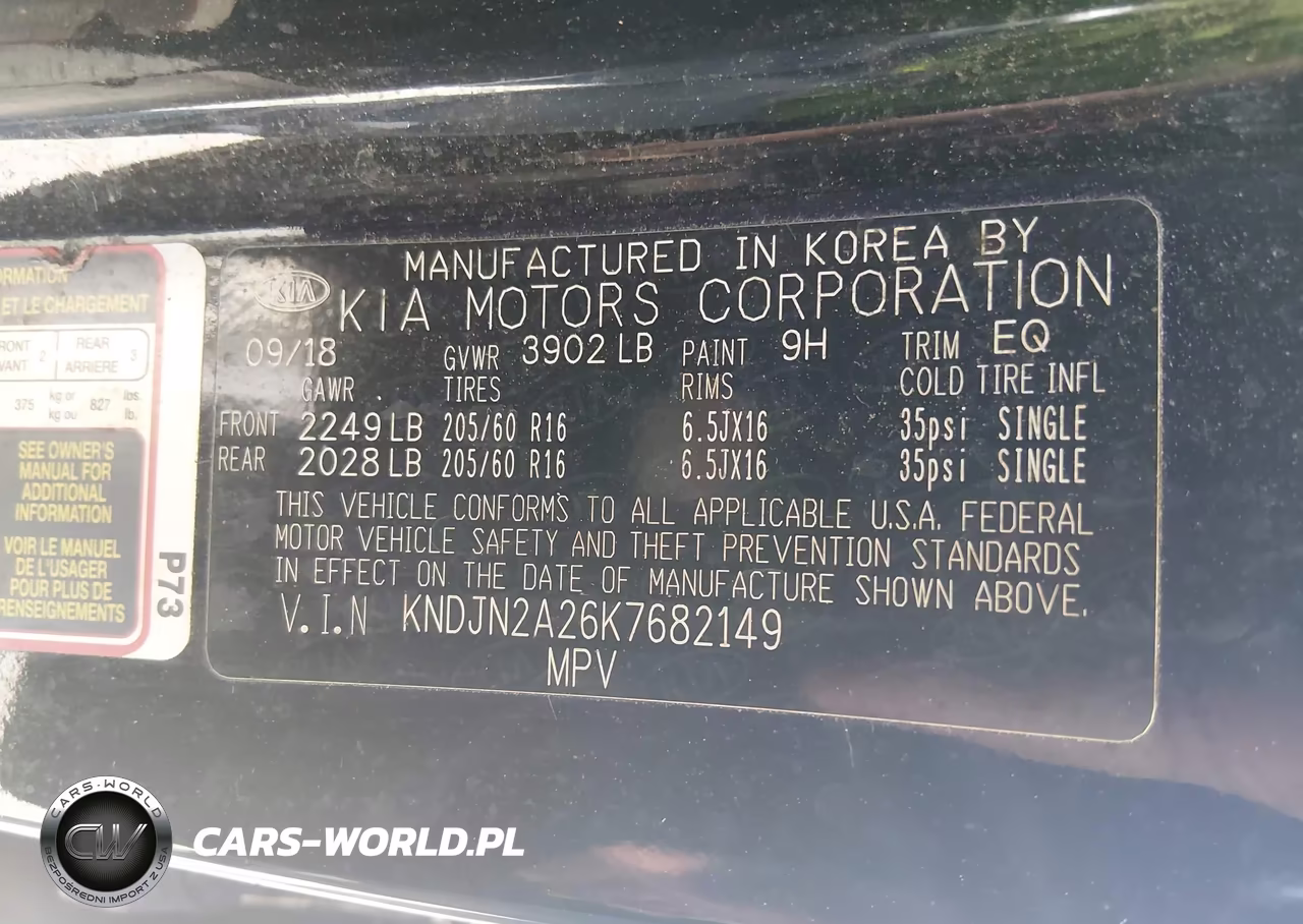 2019 Kia Soul VIN:KNDJN2A26K7682149 - 9