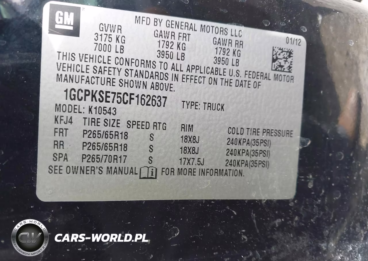 2012 Chevrolet Silverado 1500 Lt VIN:1GCPKSE75CF162637 - 9