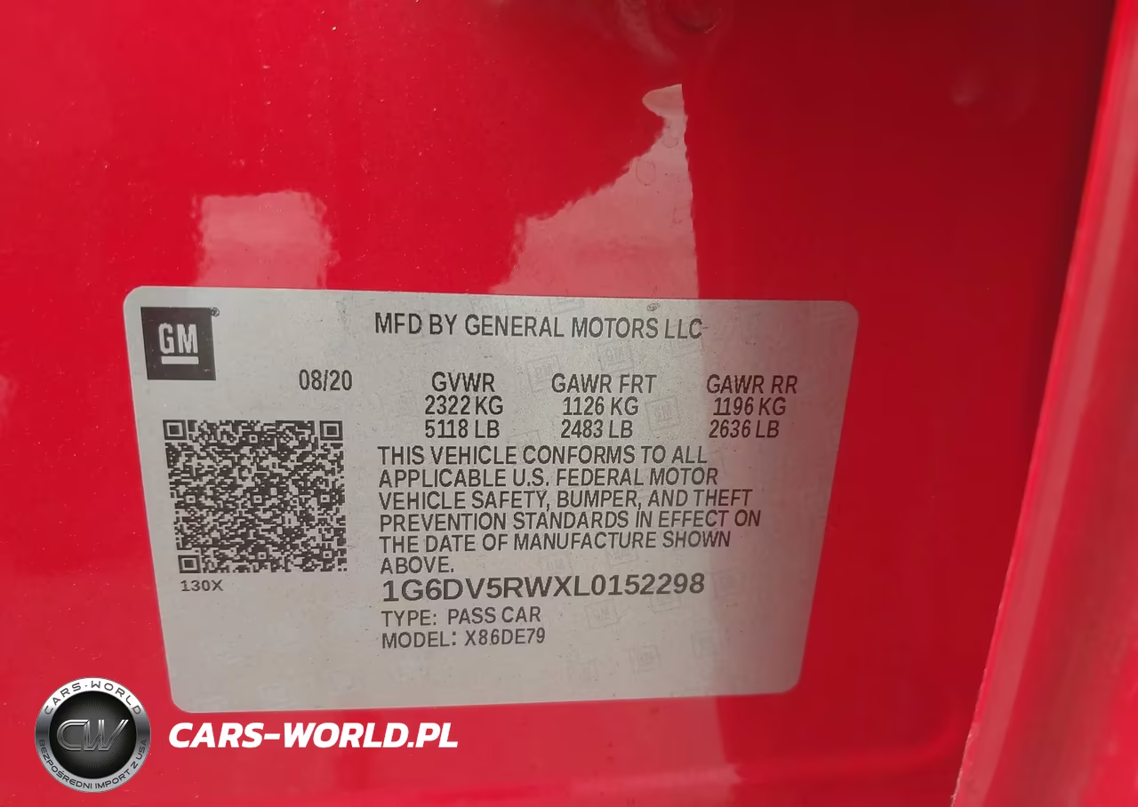 2020 Cadillac Ct5 V-Series VIN:1G6DV5RWXL0152298 - 9