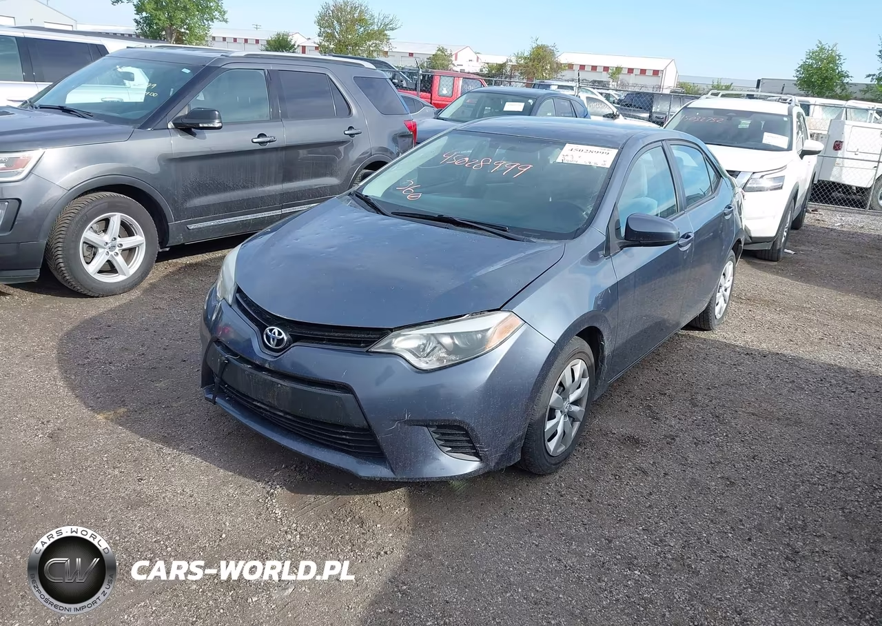 2014 Toyota Corolla Le VIN:2T1BURHE0EC129774 - 2