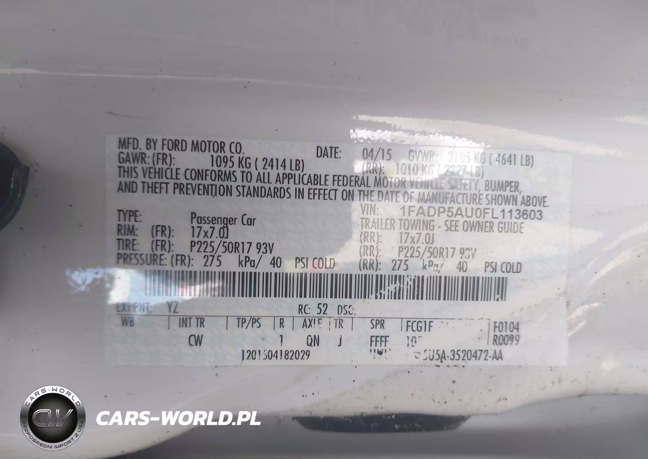 2015 Ford C-Max Hybrid Se VIN:1FADP5AU0FL113603 - 9