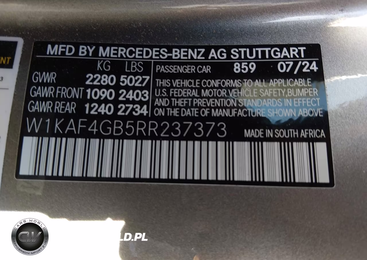 2024 Mercedes-Benz C 300 VIN:W1KAF4GB5RR237373 - 9