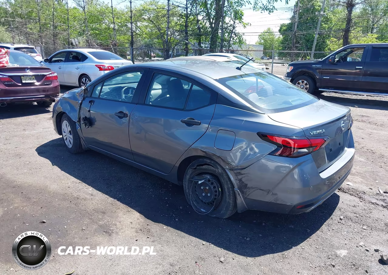 2021 Nissan Versa S Xtronic Cvt VIN:3N1CN8DV9ML909014 - 3