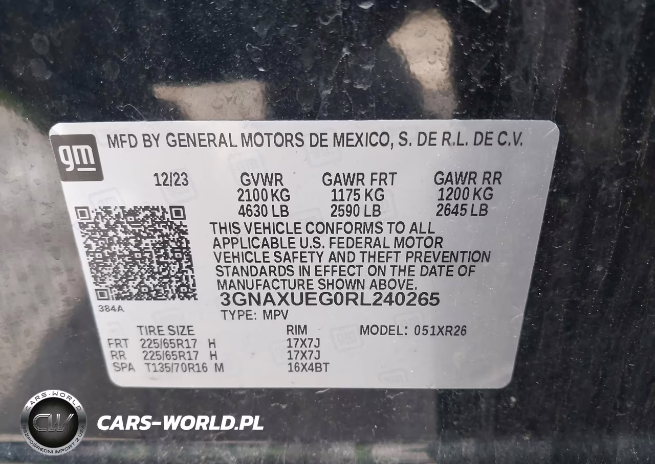 2024 Chevrolet Equinox Awd Lt VIN:3GNAXUEG0RL240265 - 9