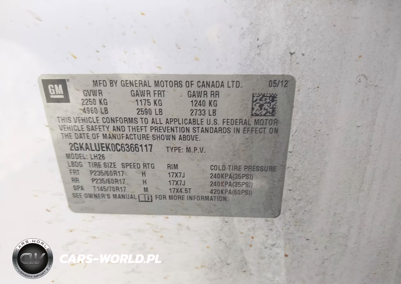 2012 GMC Terrain Slt-1 VIN:2GKALUEK0C6366117 - 9