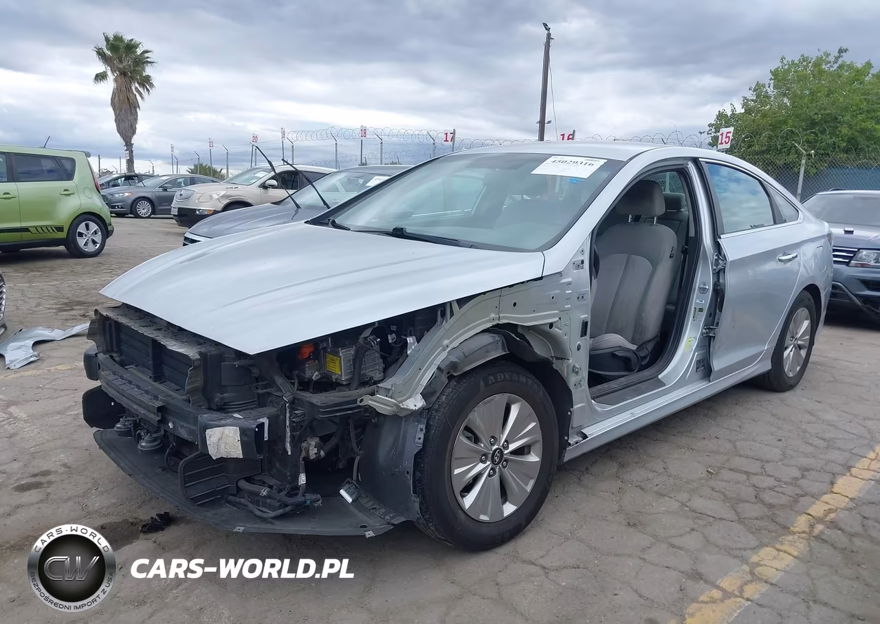 2019 Hyundai Sonata Hybrid Se VIN:KMHE24L3XKA091056 - 6